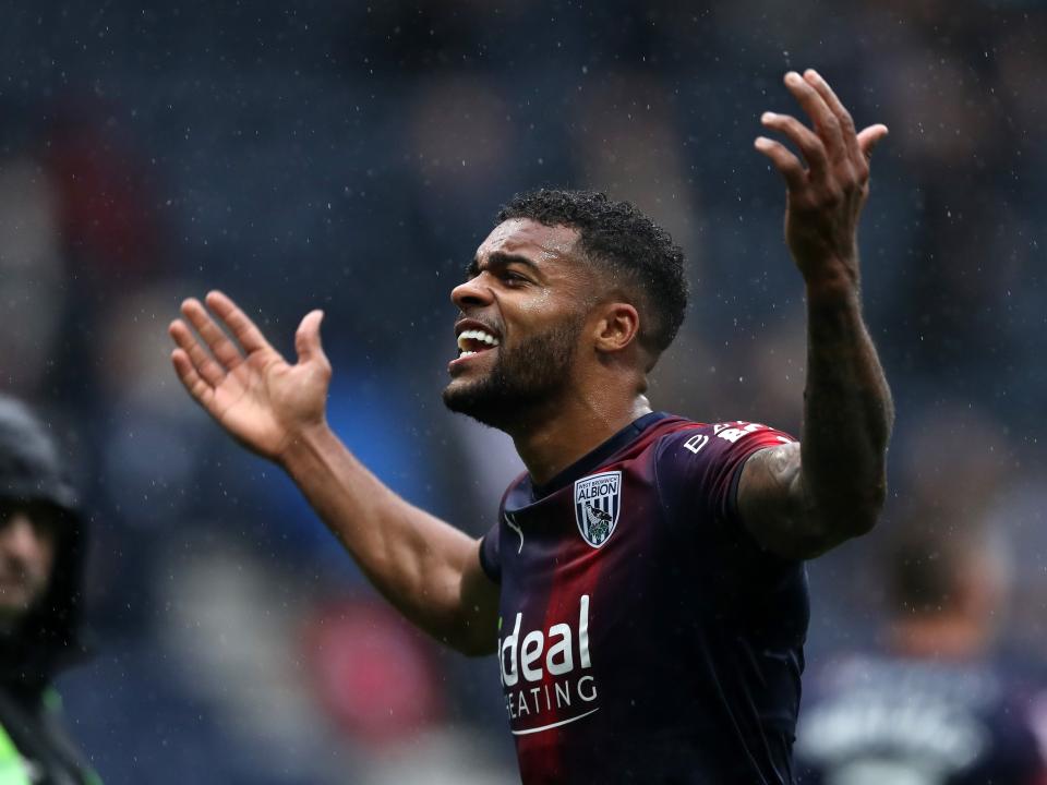 Darnell Furlong celebrates at full time