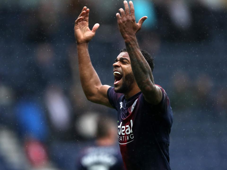 Darnell Furlong celebrates at full time