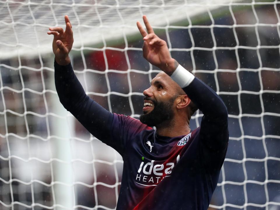 Kyle Bartley celebrates at full time