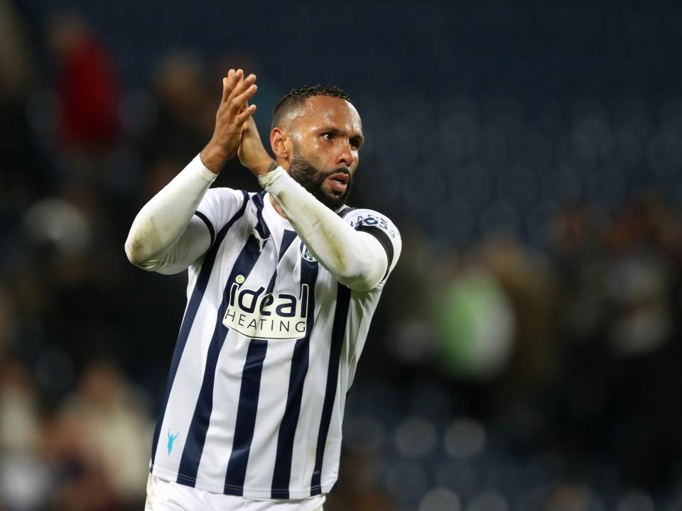 Kyle Bartley applauds supporters