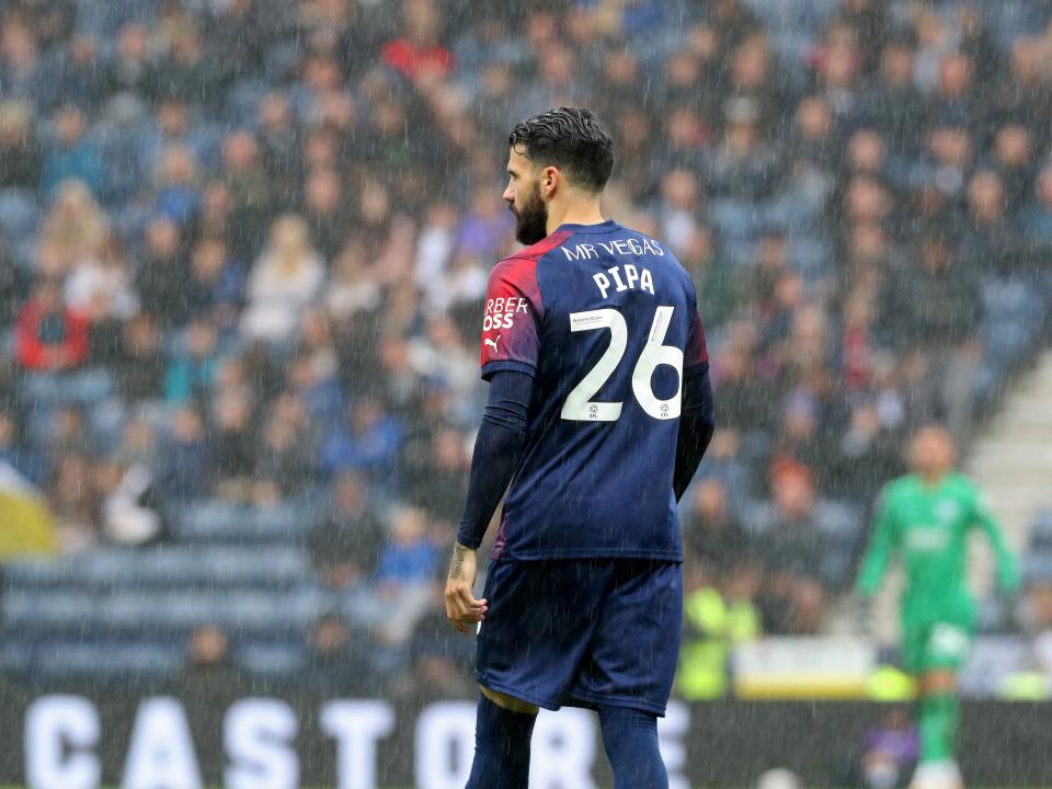 Pipa in action against Preston