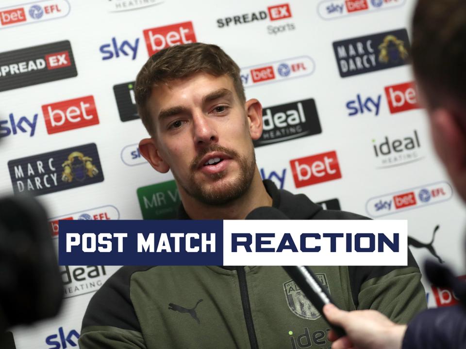 Alex Palmer is interviewed after beating Sheffield Wednesday 