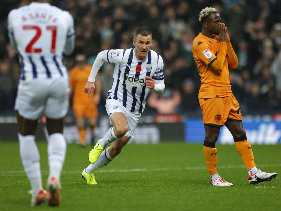 Albion in action against Hull City.