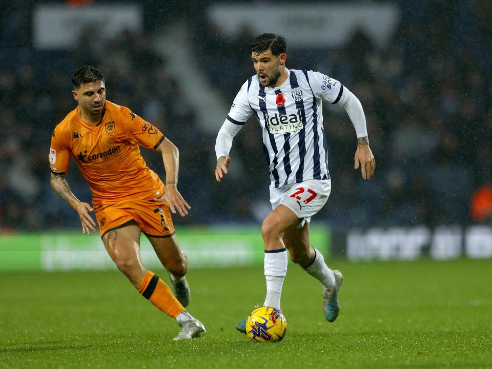 Albion in action against Hull City.