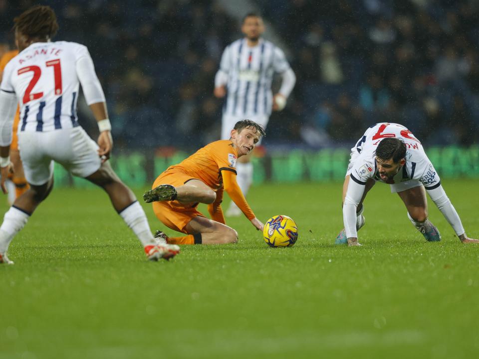 Albion in action against Hull City.