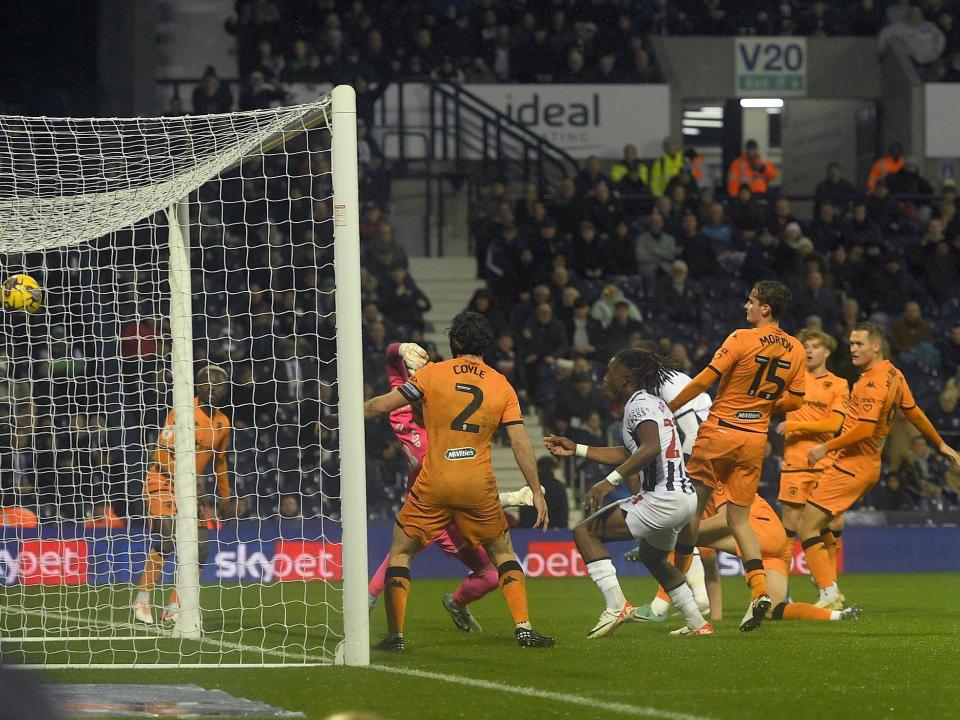Albion in action against Hull City.