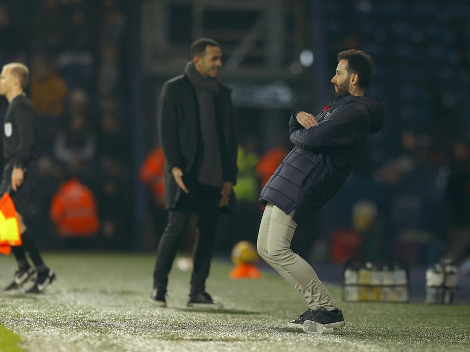 Albion in action against Hull City.