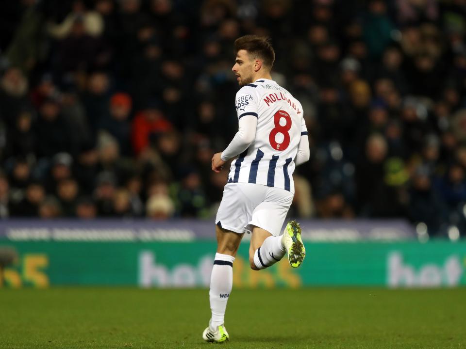 Jayson Molumby in action against Ipswich 