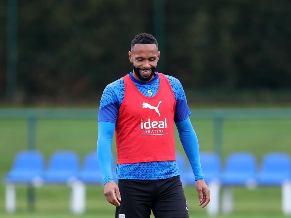 Kyle Bartley in Albion training