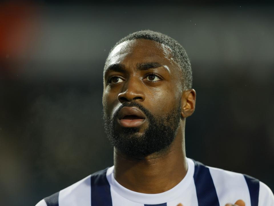 Semi Ajayi looking forward in a match wearing the home shirt