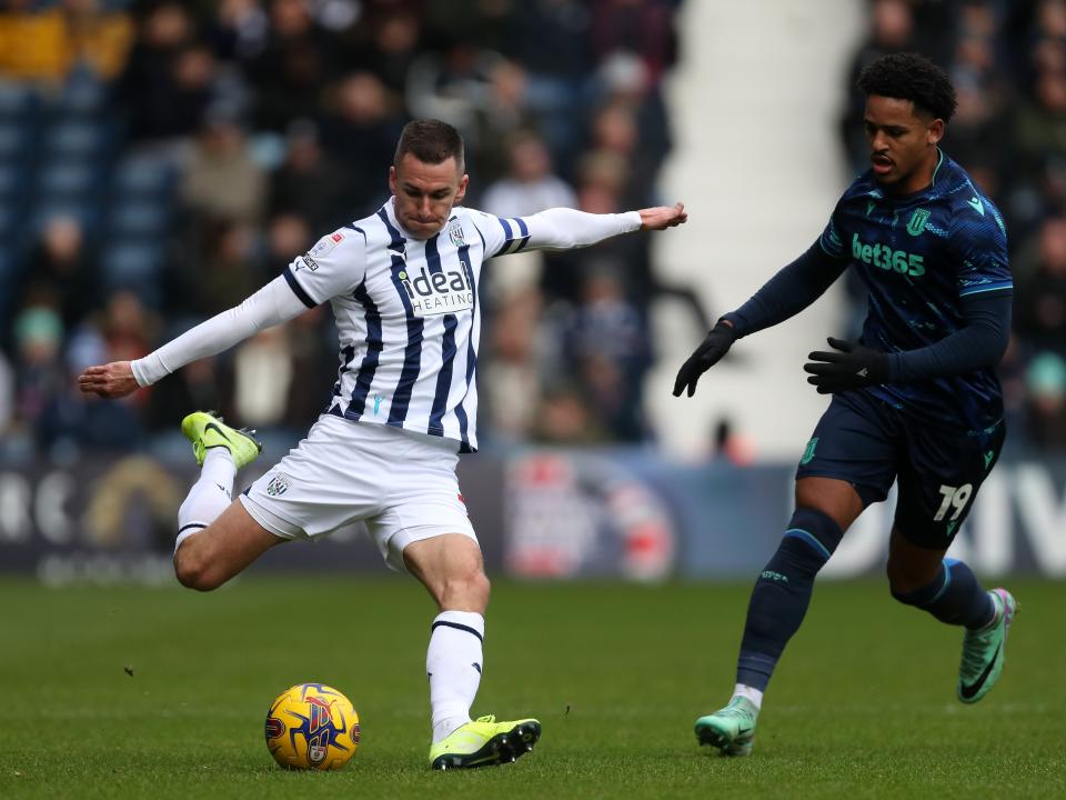 Jed Wallace on the ball against Stoke 