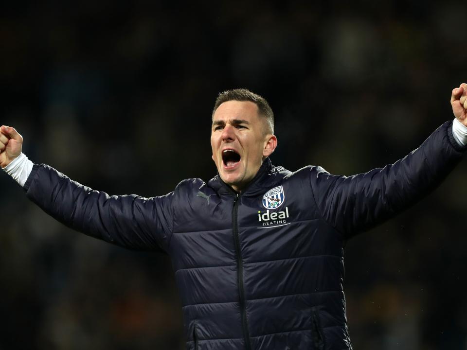 Jed Wallace celebrates the win against Leeds