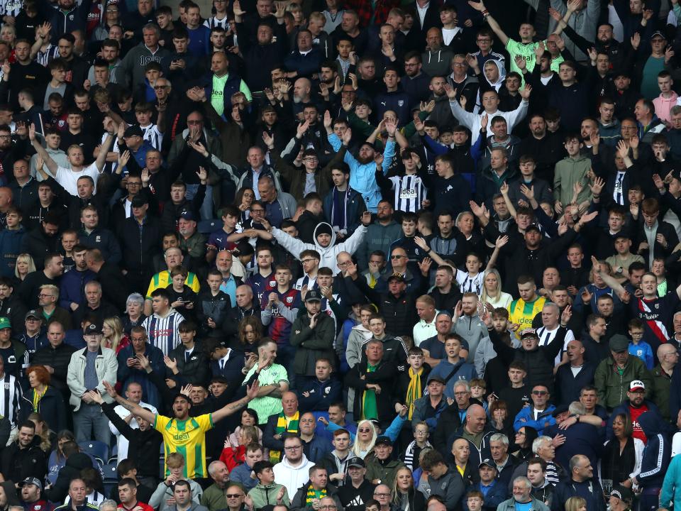 An image of Albion supporters