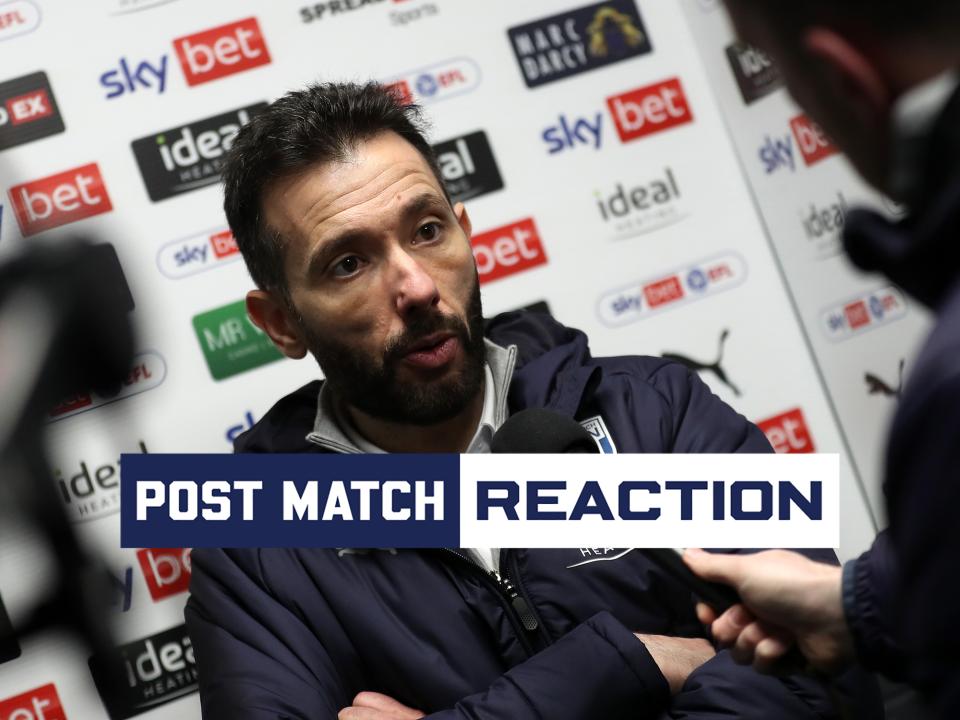 Carlos Corberán is interviewed after Albion's win against Leeds