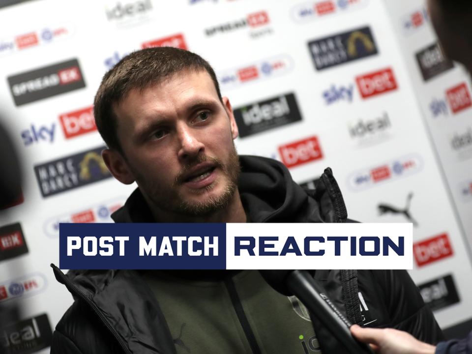 John Swift is interviewed after Albion's win against Norwich