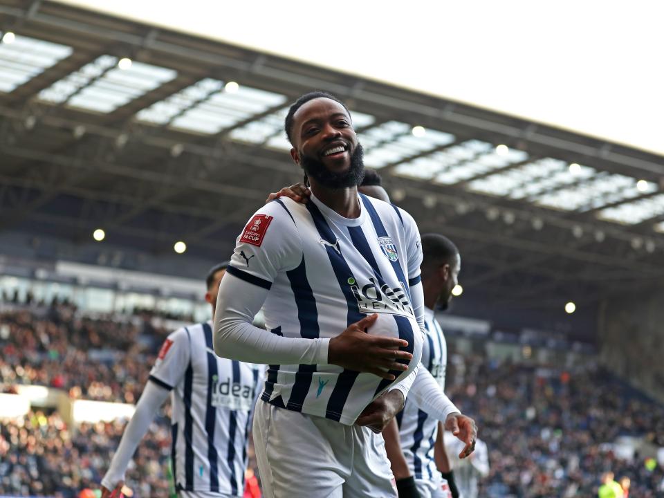 Nathaniel Chalobah celebrates scoring against Aldershot 