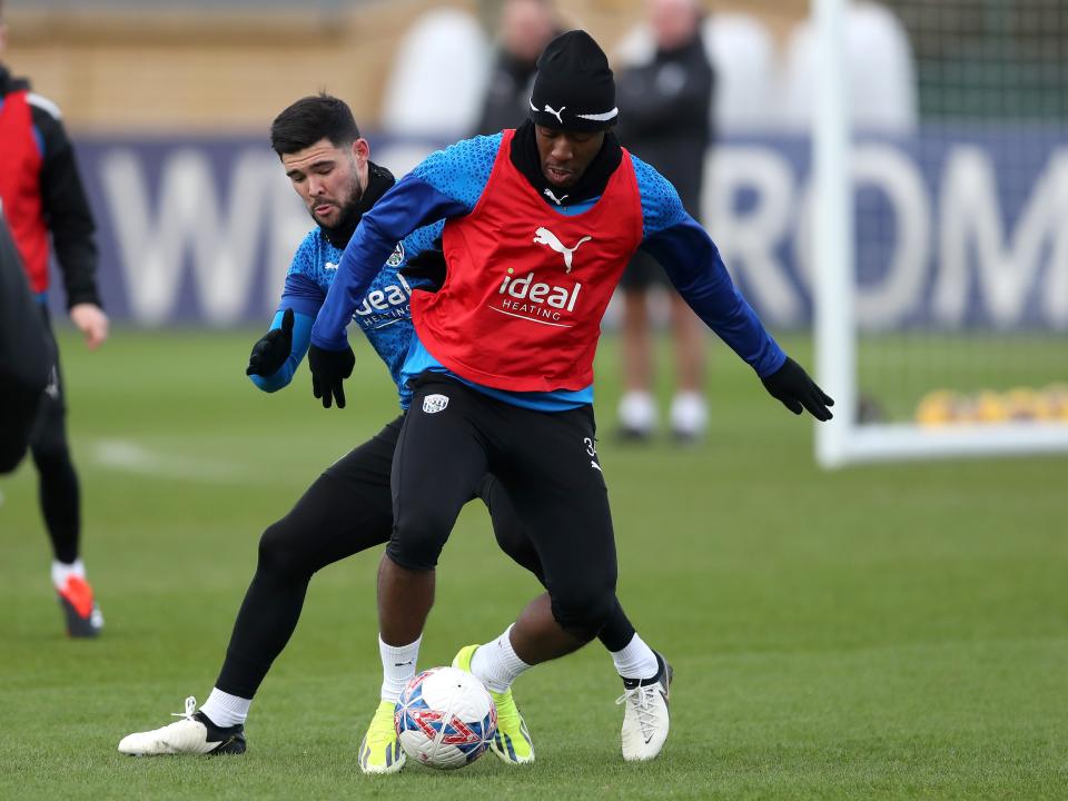 Jovan Malcolm on the ball in training