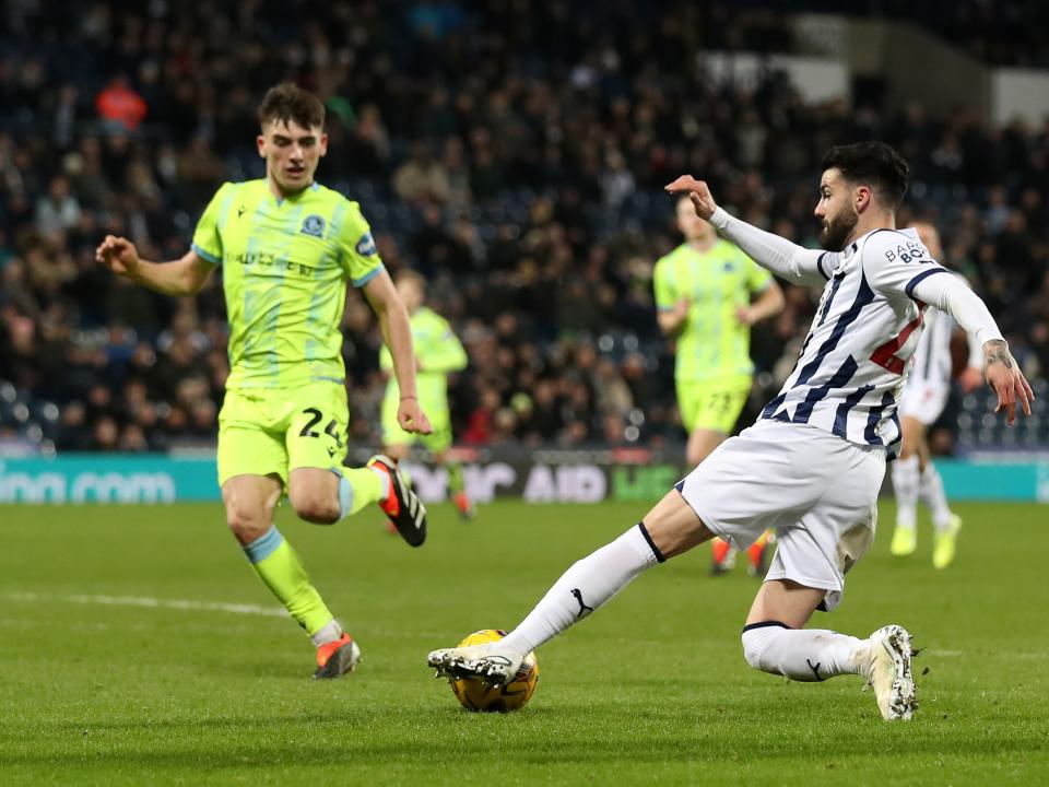 Pipa on the ball against Blackburn