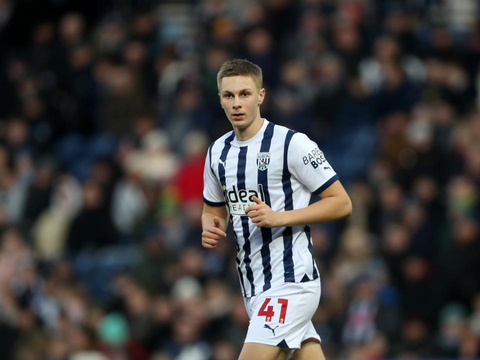 Layton Love in action on his debut against Aldershot