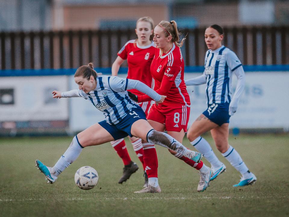 Albion Women in action at Nottingham Forest