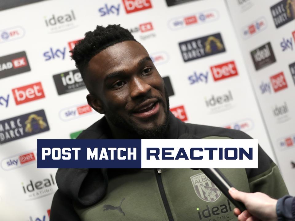 Daryl Dike is interviewed after scoring against Aldershot