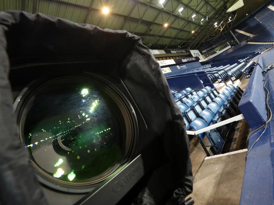 TV camera at The Hawthorns