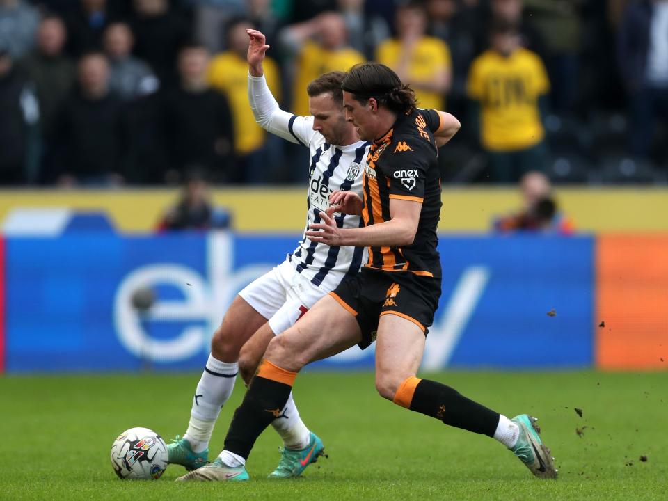 Andi Weimann on the ball against Hull