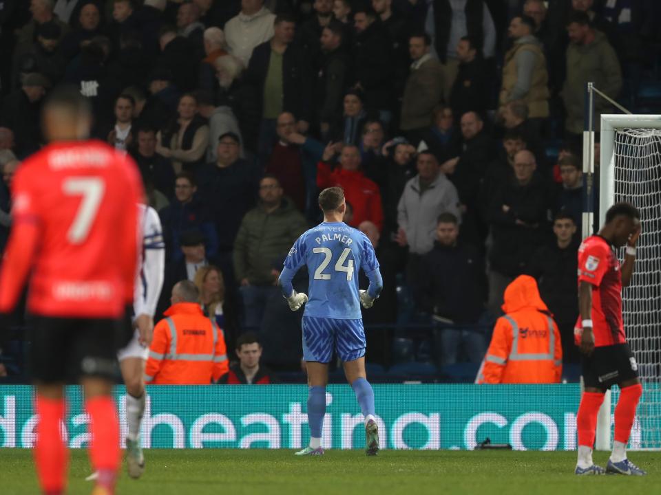 Alex Palmer celebrates the win over Blues