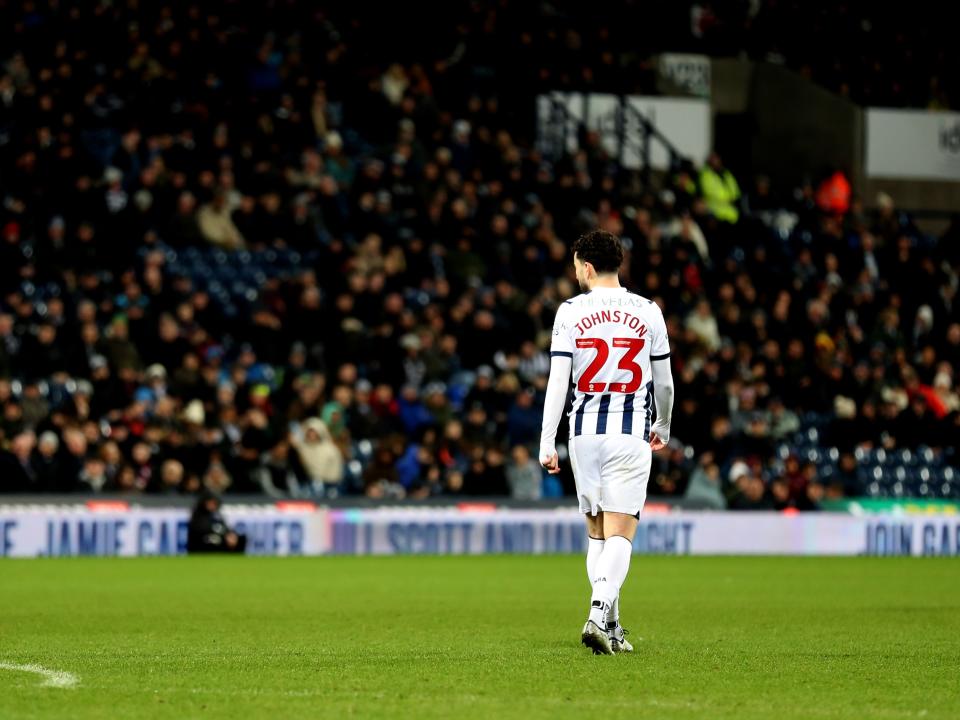 Mikey Johnston's back of shirt with his number 23 on display 