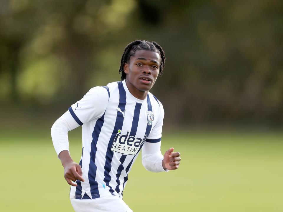 Divine Onyemachi, in home Albion colours.