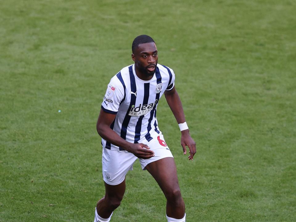 Semi Ajayi in home Albion colours.