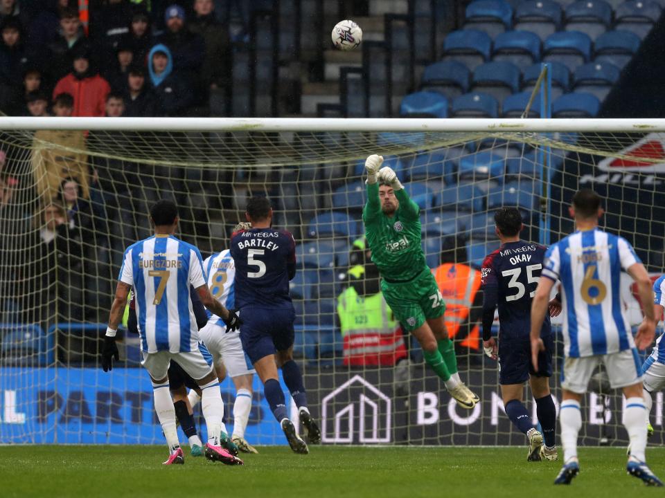 Albion in action against Huddersfield Town.