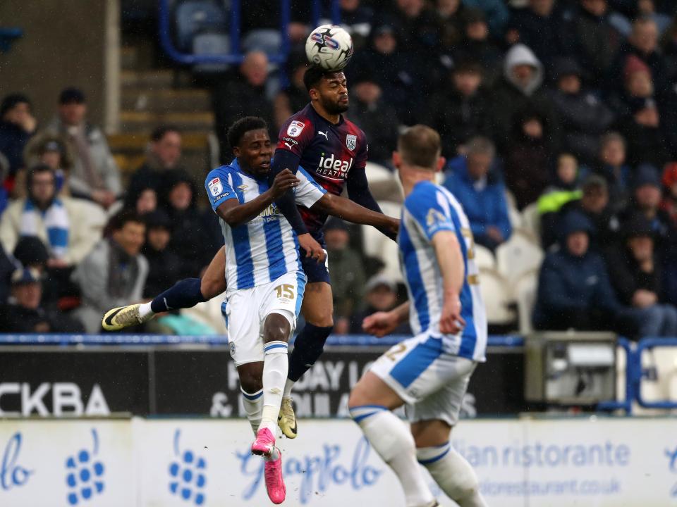 Albion in action against Huddersfield Town.