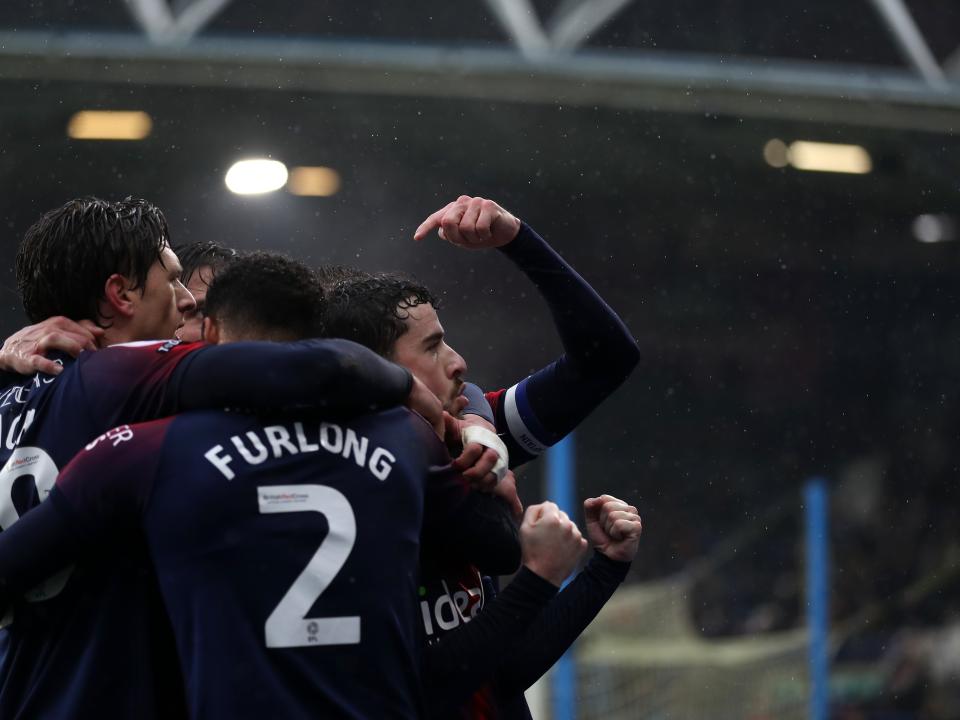 Albion in action against Huddersfield Town.