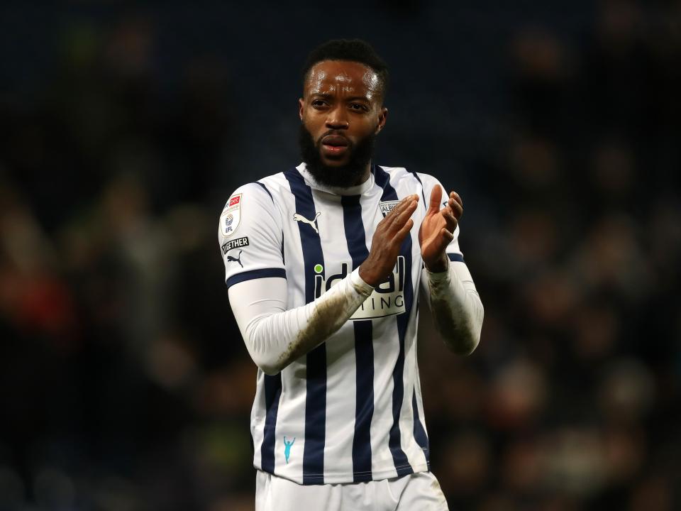 Nathaniel Chalobah applauds Albion fans following the win over Coventry 