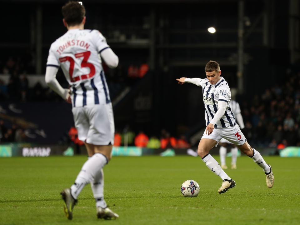 Conor Townsend on the ball against Coventry 
