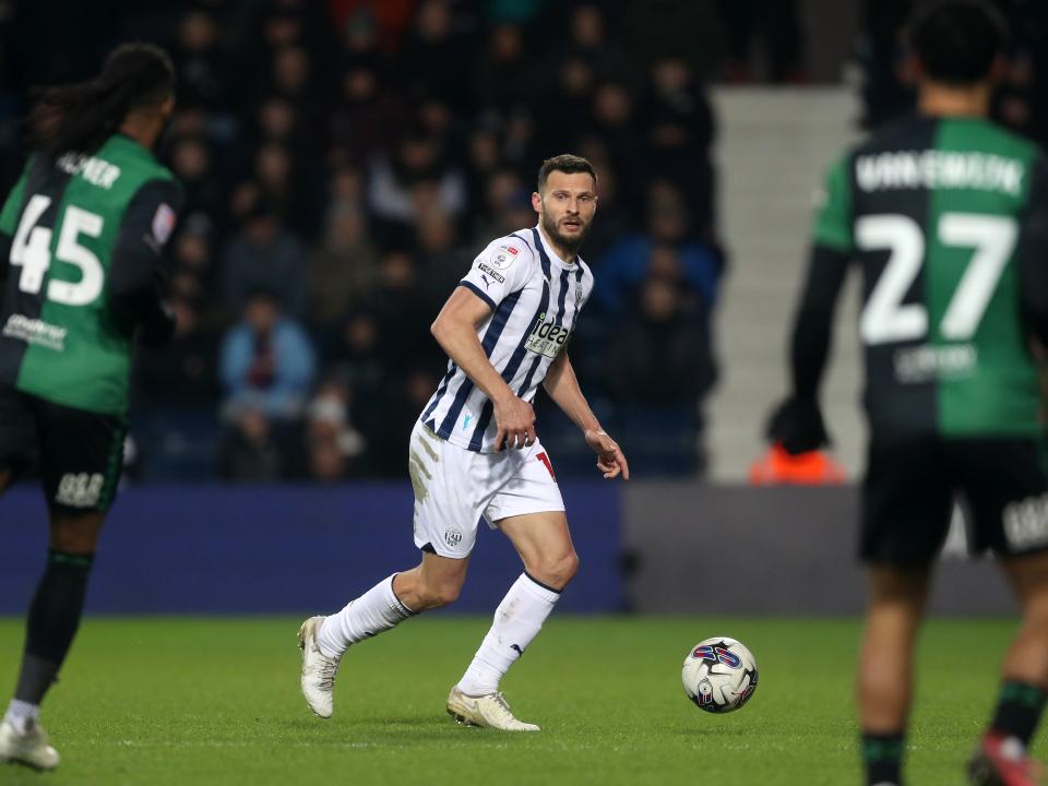 Erik Pieters on the ball against Coventry 