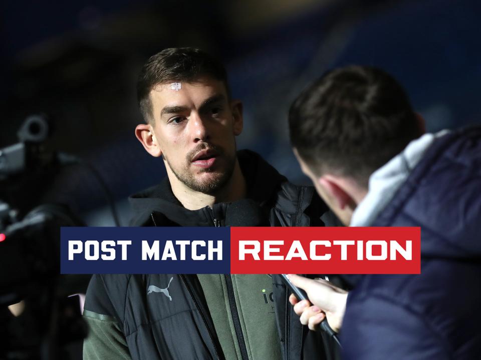 Alex Palmer is interviewed after Albion's draw with QPR 