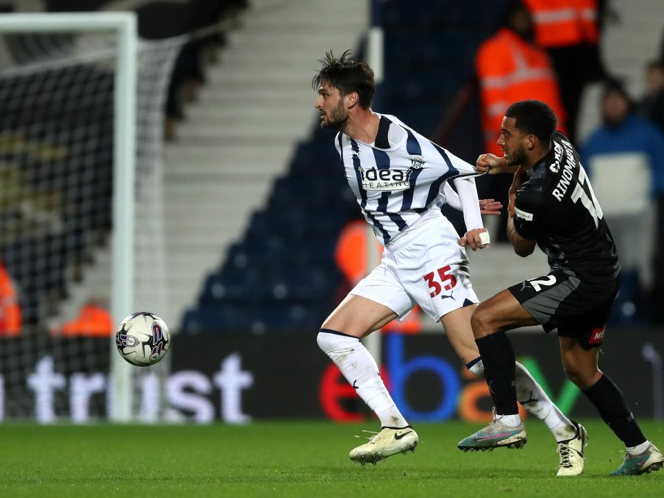 Okay Yokuslu fighting for the ball against Rotherham United