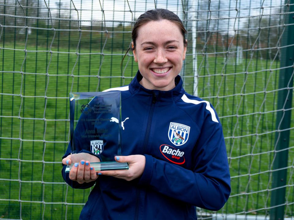 Anna Miller 2024 PFA Community Player of the Year