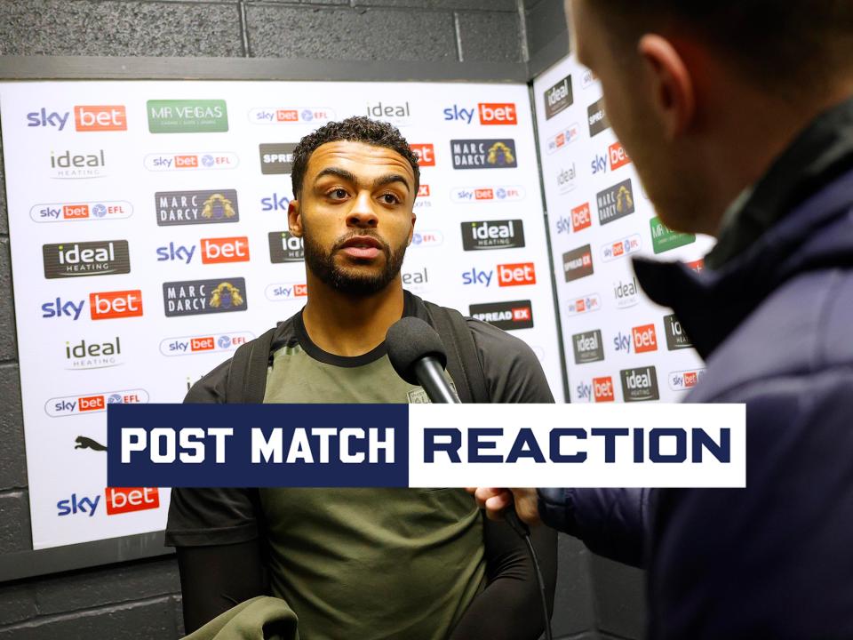 Darnell Furlong is interviewed after scoring against Watford 