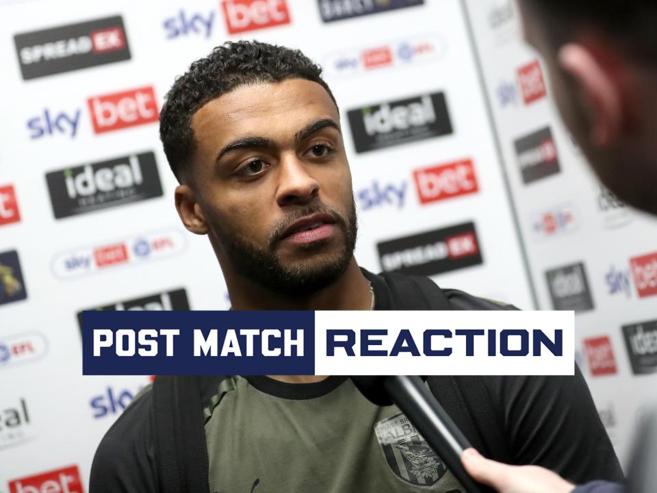 Darnell Furlong is interviewed after scoring against Preston 