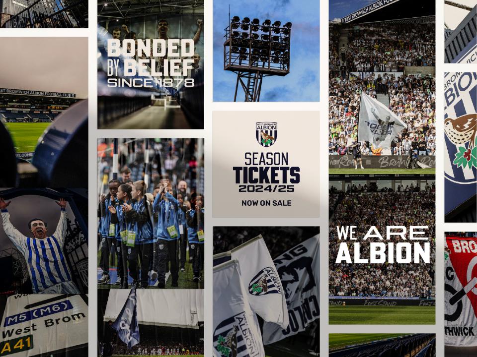 WBA 2024/25 Season Ticket Graphic