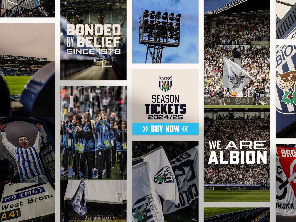 2024/25 Season Tickets Buy Now Graphic