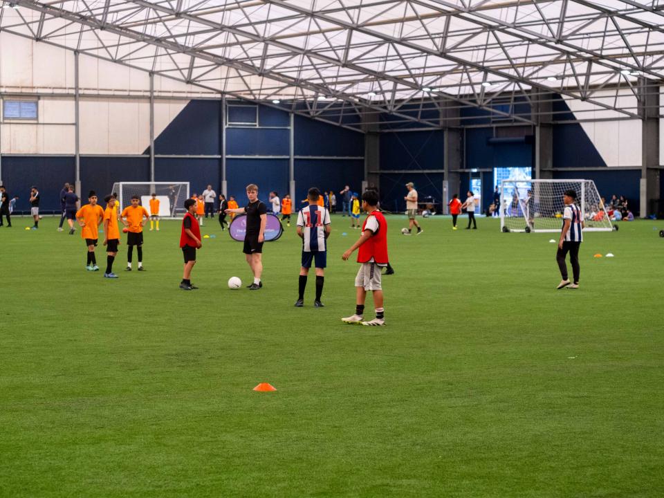 A wide shot of the Academy Dome during our South Asian Emerging Talent Festival.