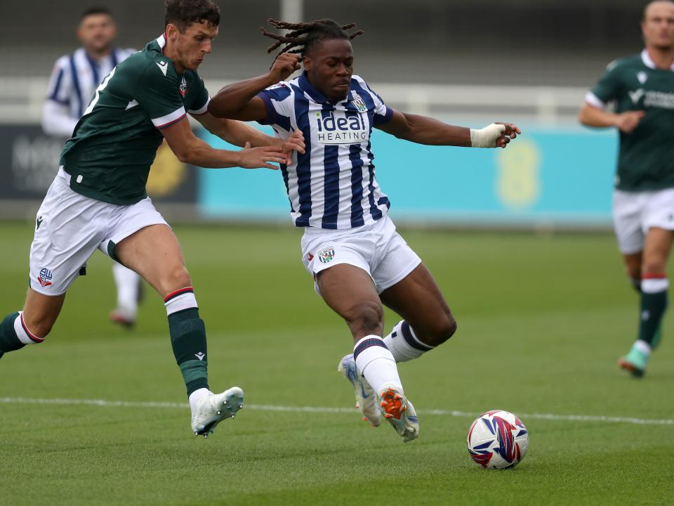 Brandon Thomas-Asante on the ball against Bolton 