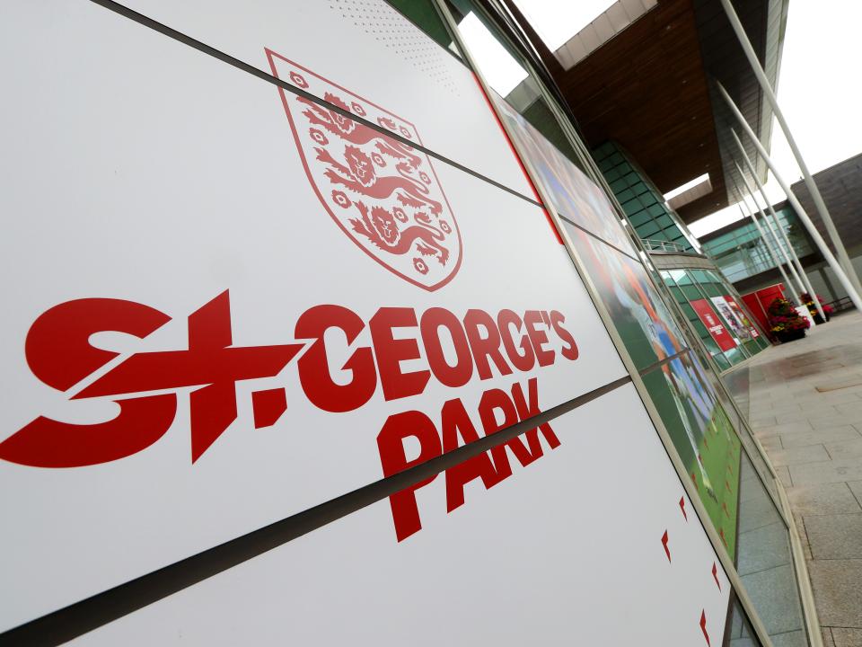 Branding on the wall at St. George's Park