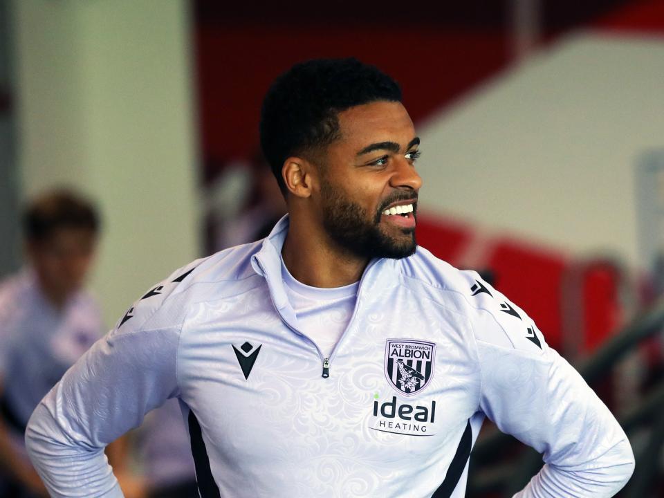 Darnell Furlong smiling in the gym at St. George's Park 