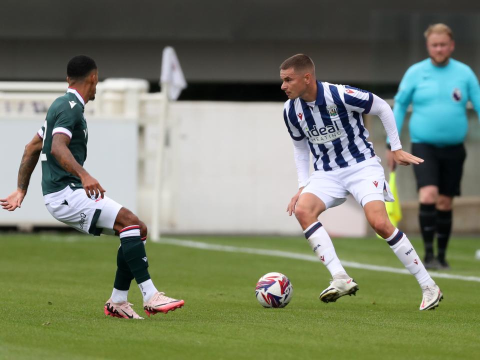 Conor Townsend on the ball against Bolton 