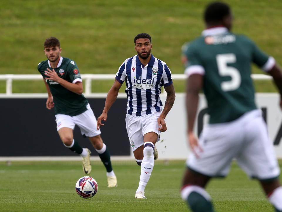 Darnell Furlong on the ball against Bolton 